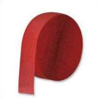 Crepe Streamer 500' Red