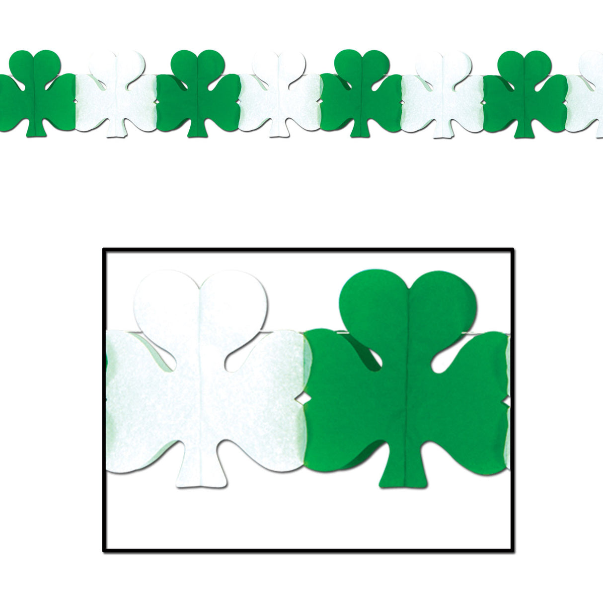 Shamrock Garland - 12'