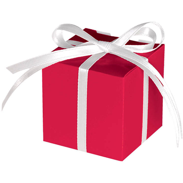 Apple Red Favor Boxes (12ct)