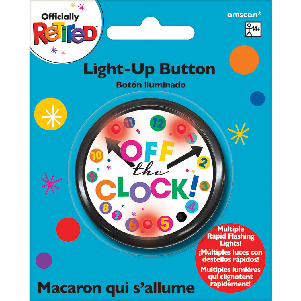 Officially Retired Light Up Button