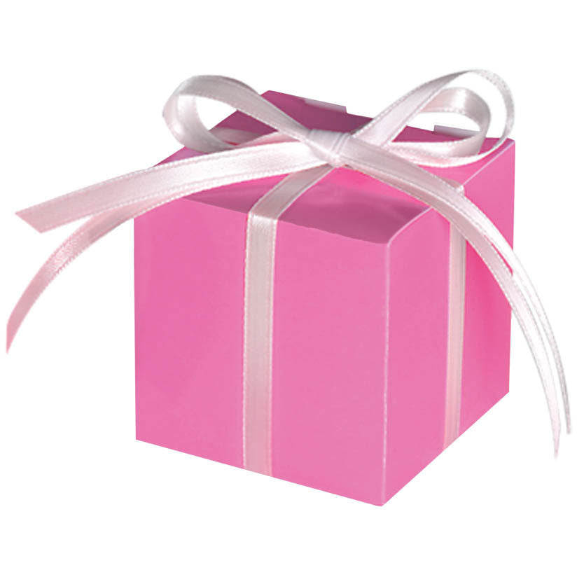Pink Favor Boxes