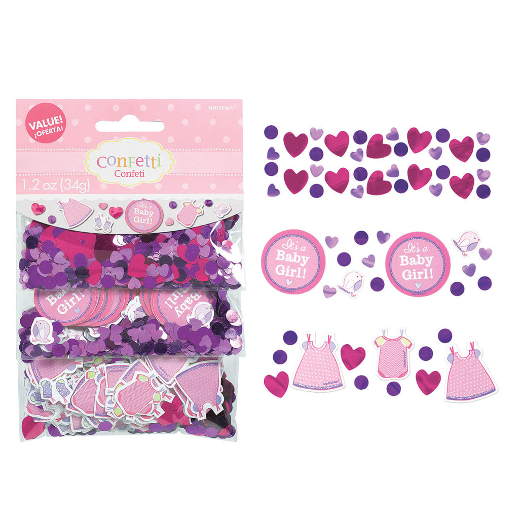 Shower With Love Girl Confetti Pack