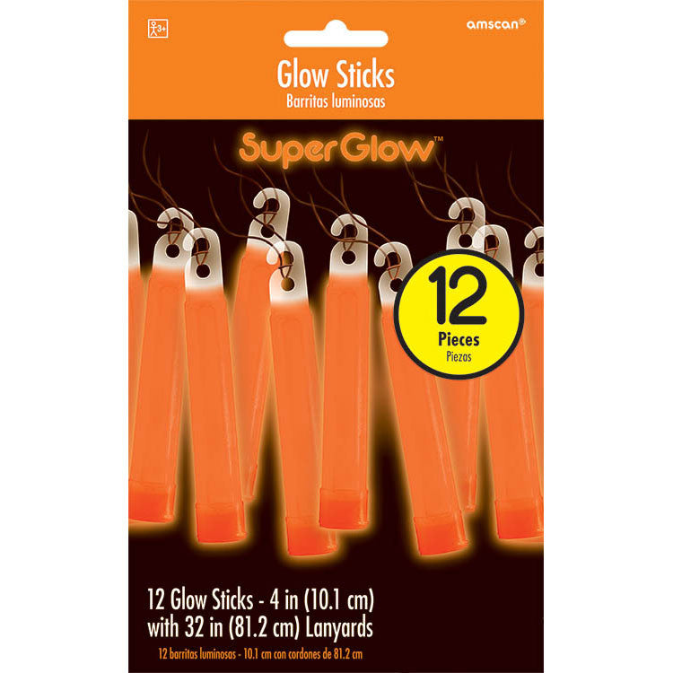 Orange Glow Stick Necklaces