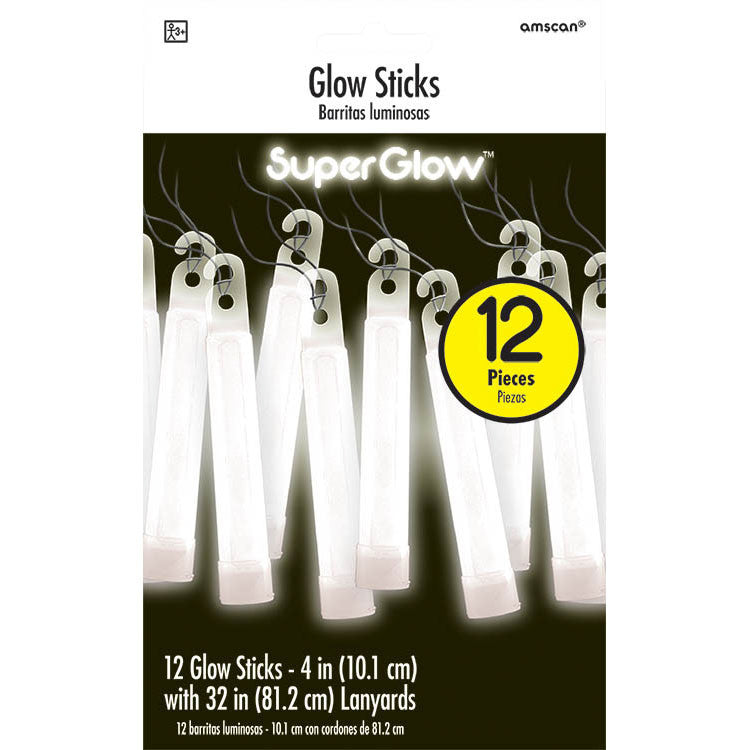 White Glow Stick Necklaces