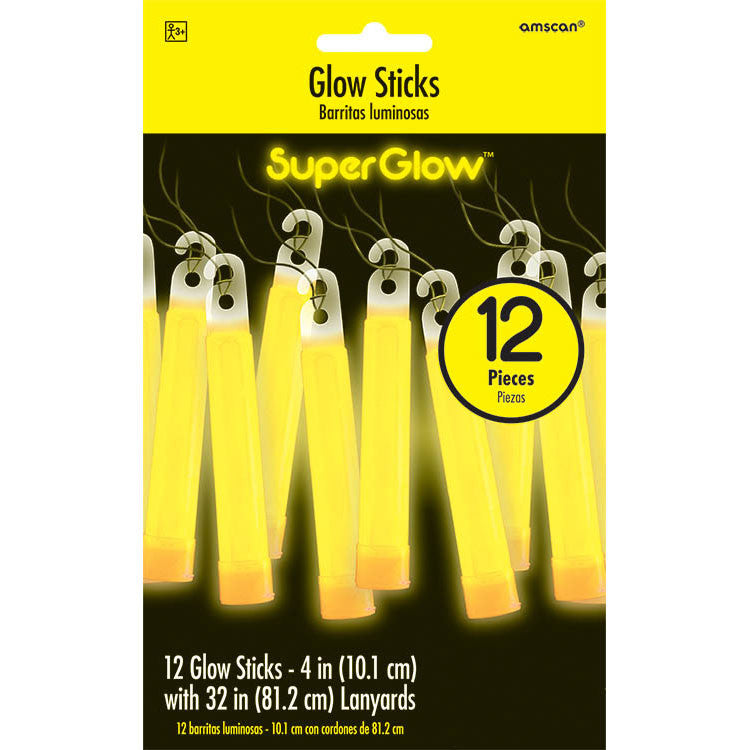 Yellow Glow Stick Necklaces