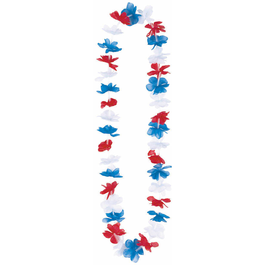 Patriotic Flower Lei