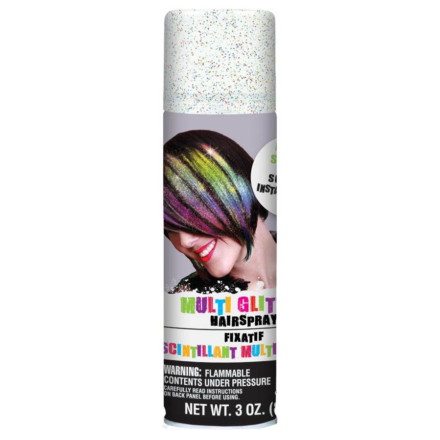 Multicolor Glitter Hairspray