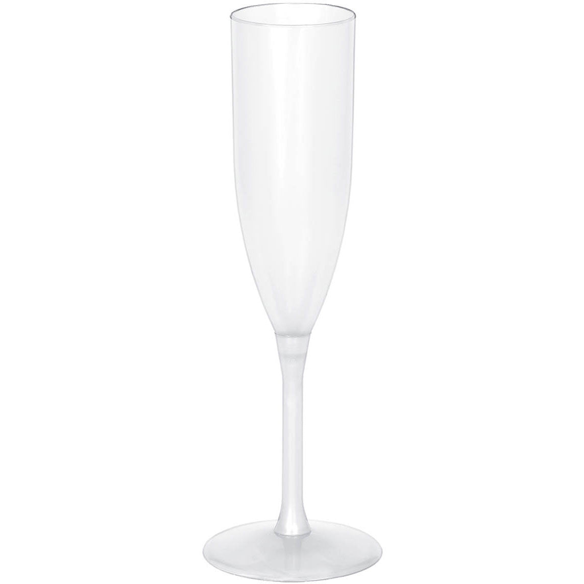 Clear Plastic Champagne Glass