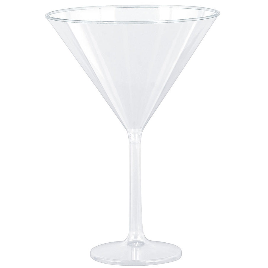 25oz Jumbo Plastic Martini Glass Clear