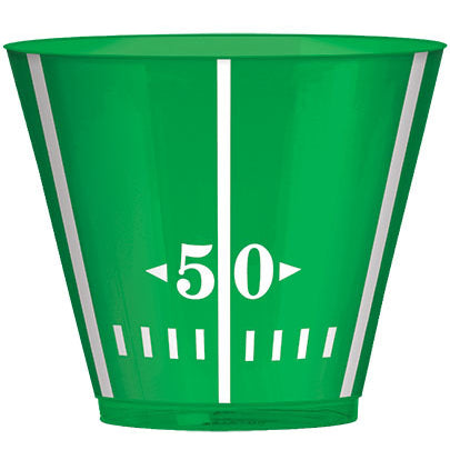 Football 9oz Plastic Tumblers (24 ct)