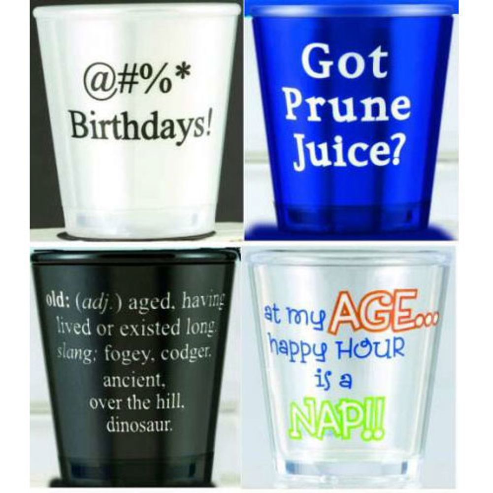 Over The Hill Shot Glass (1 ct)