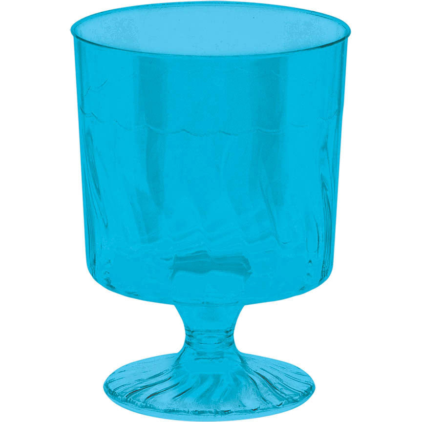 Caribbean Blue Mini Pedestal Cups (10ct)