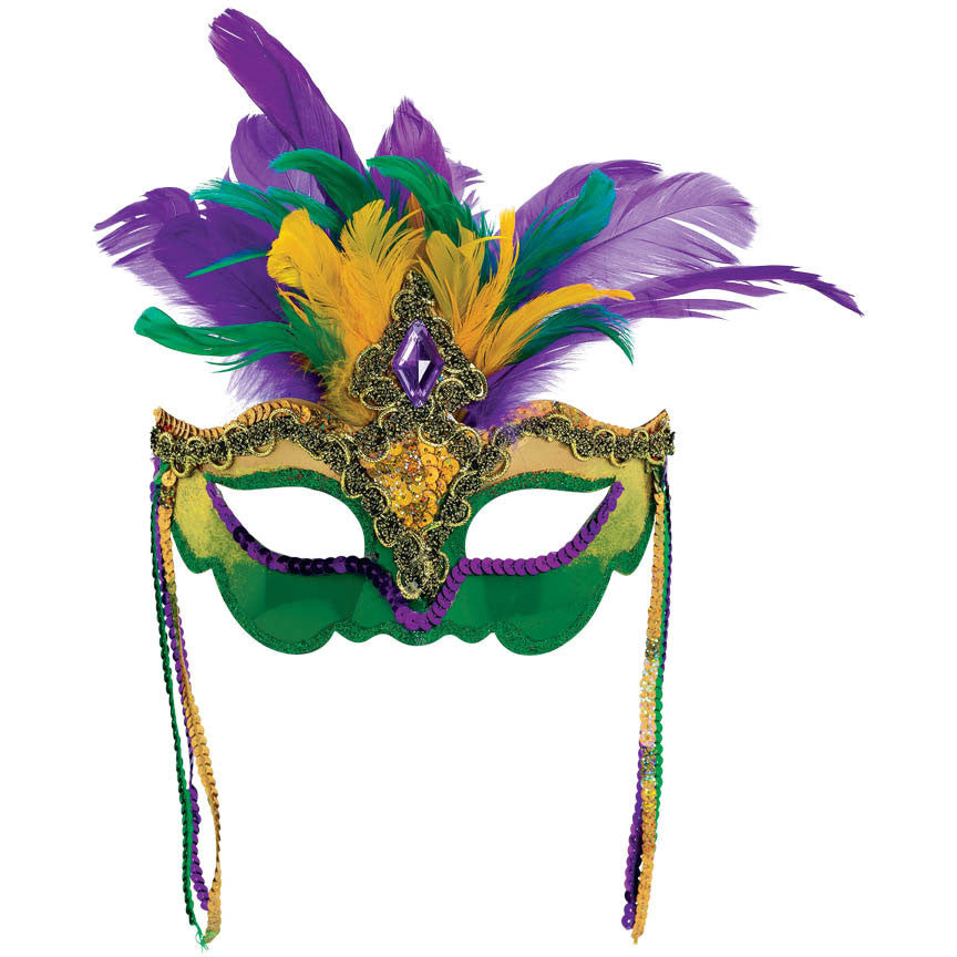 Venetian Feather Mask (1 ct)