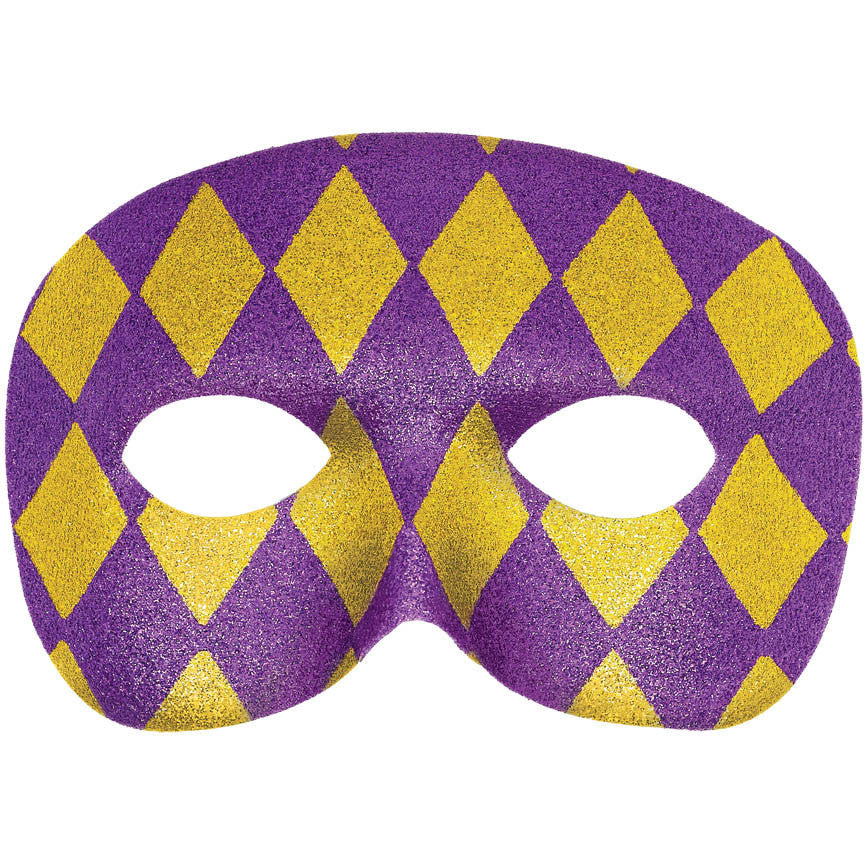 Harlequin Glitter Mask