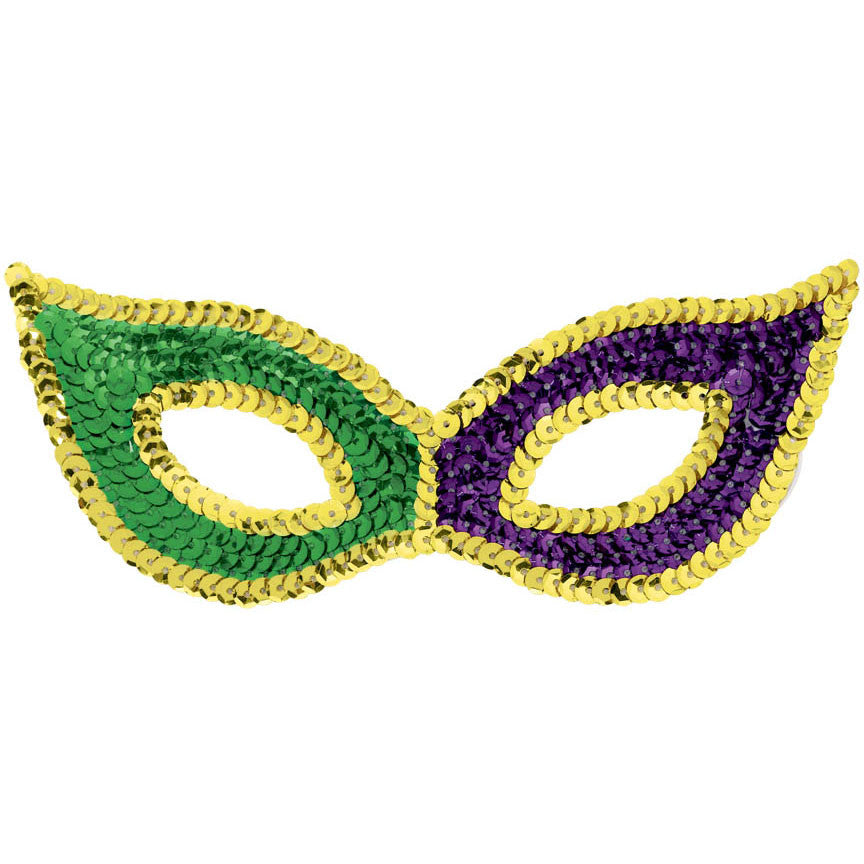 Mardi Gras Sequin Mask