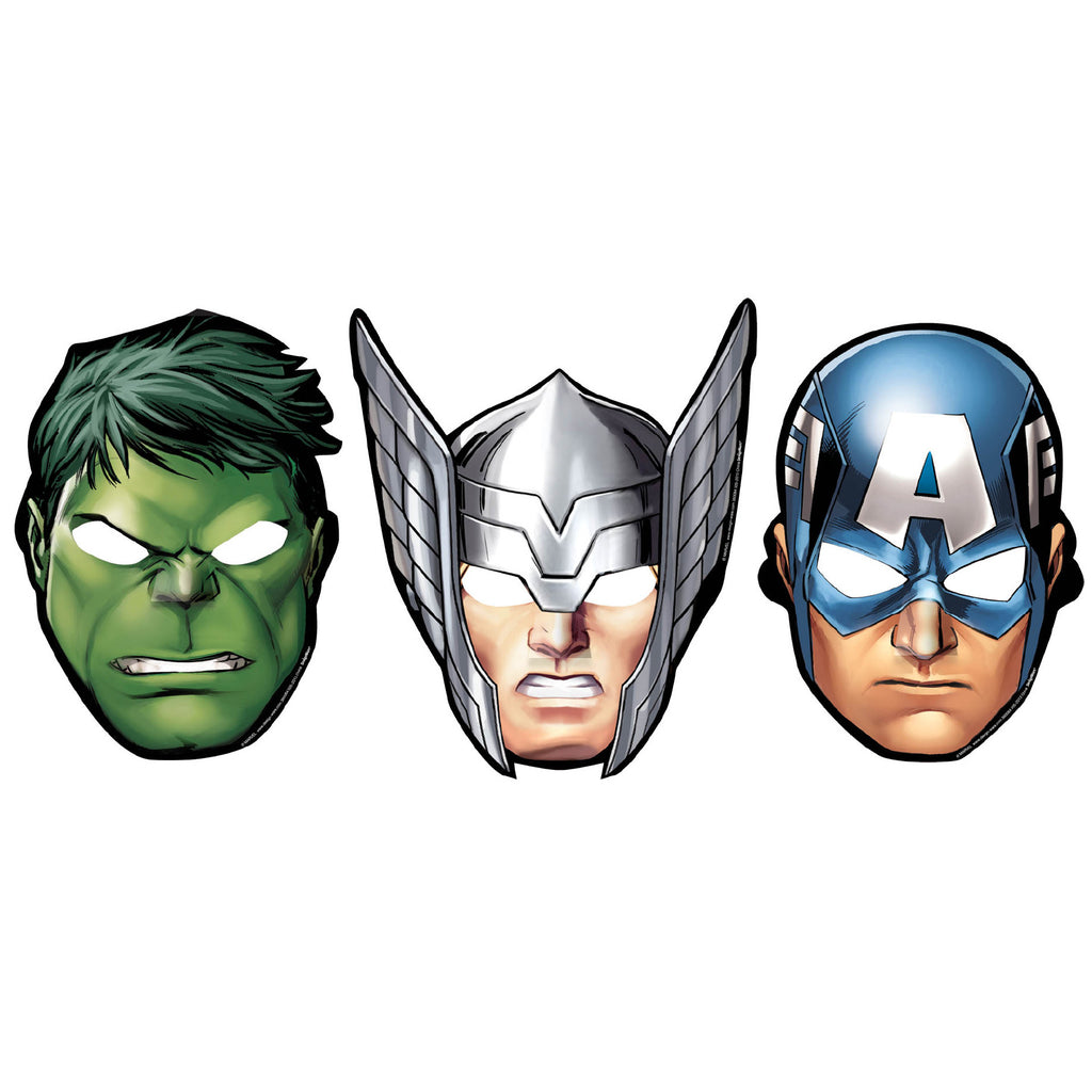 Avengers Assemble Paper Masks