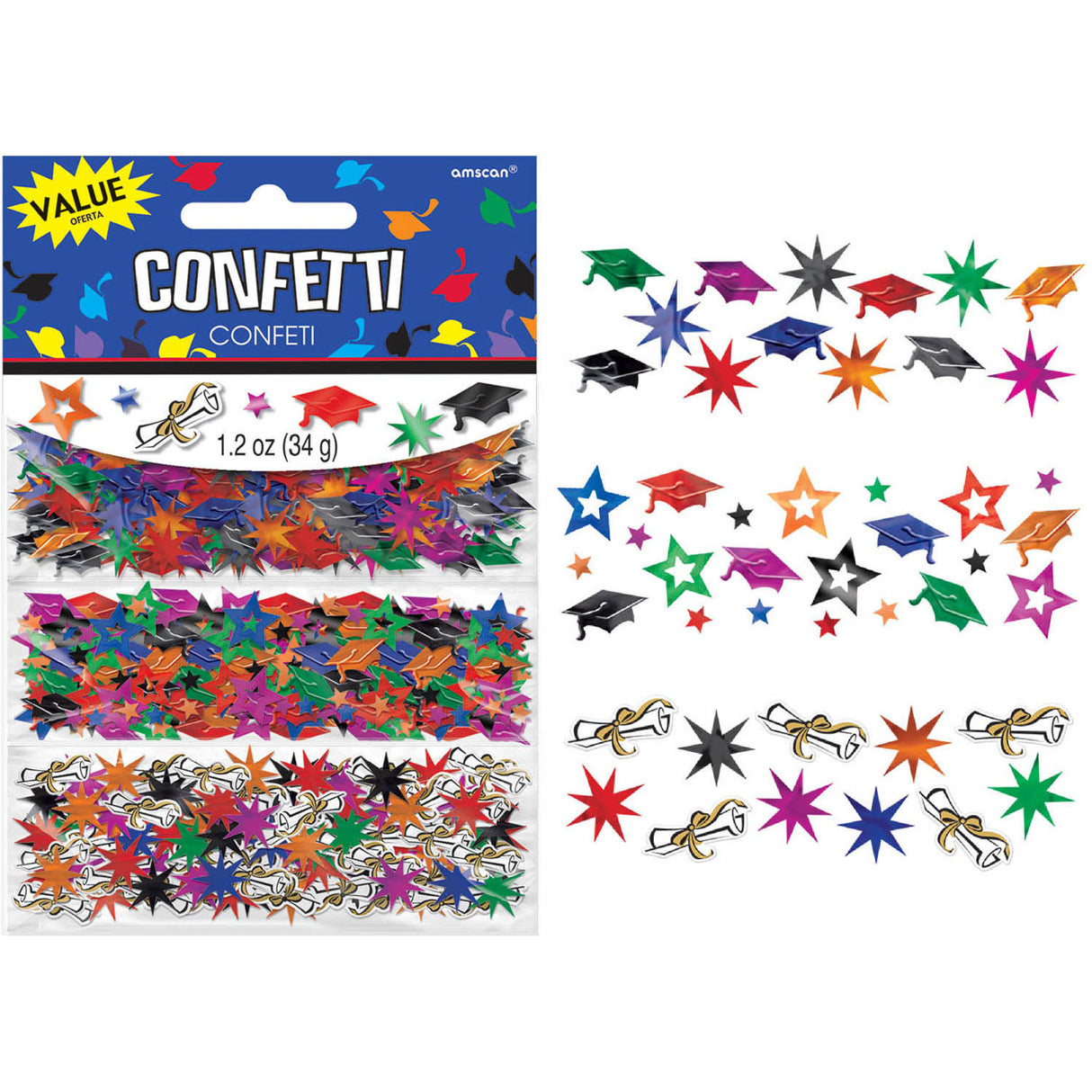 Graduation Value Pack Confetti