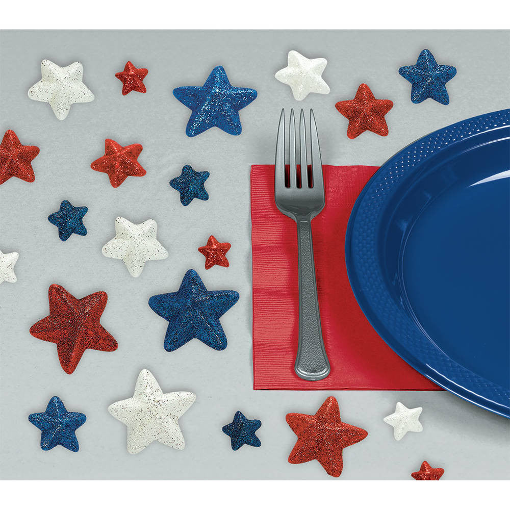 Patriotic Table Sprinklers Confetti