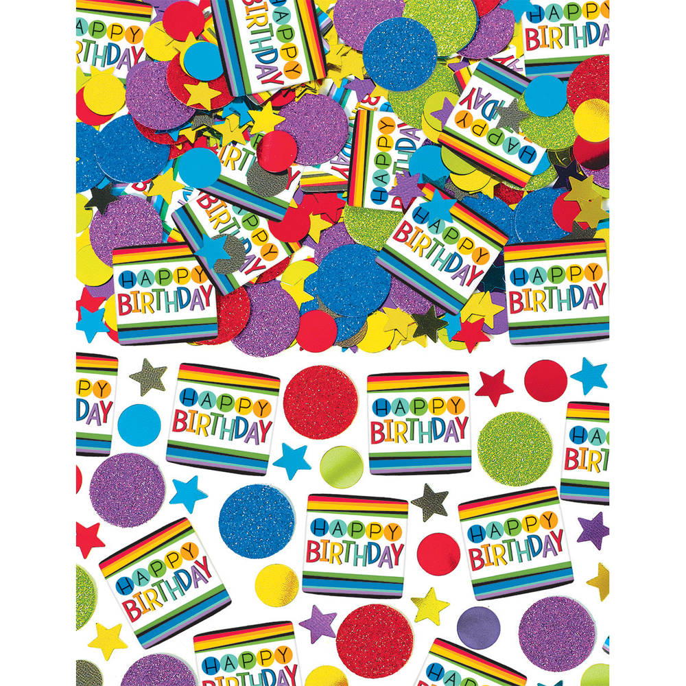 Rainbow Birthday Confetti