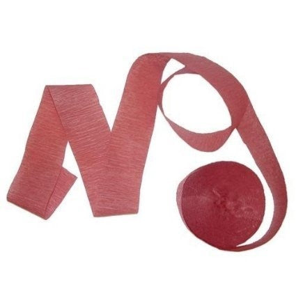 Crepe Streamer 81' Dusty Rose