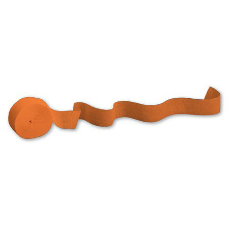 Crepe Streamer 81' Orange