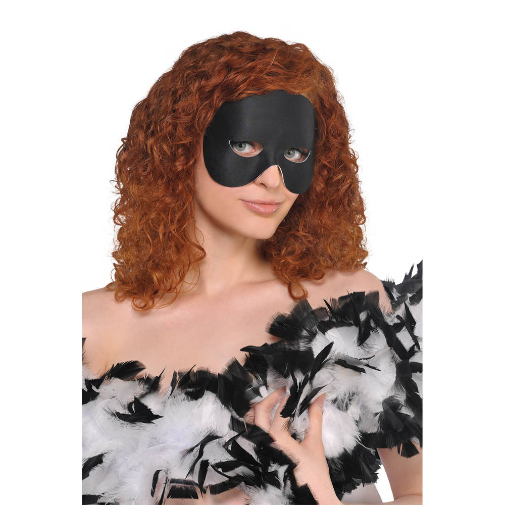 Gala Black Half Mask