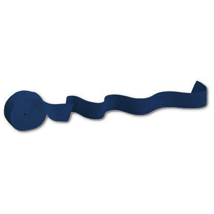 Crepe Streamer 81' Navy Blue