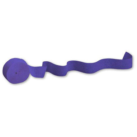 Crepe Streamer 81' Purple