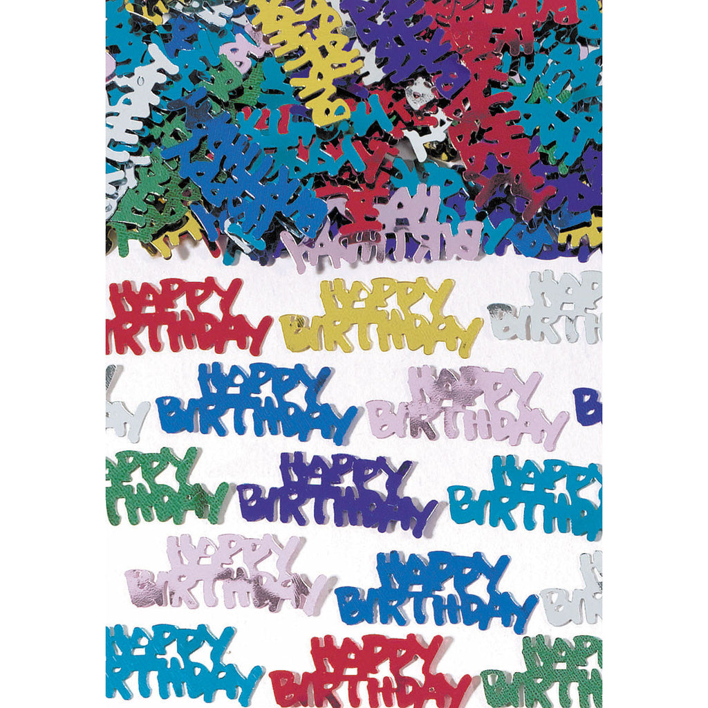 Happy Birthday Embossed Confetti