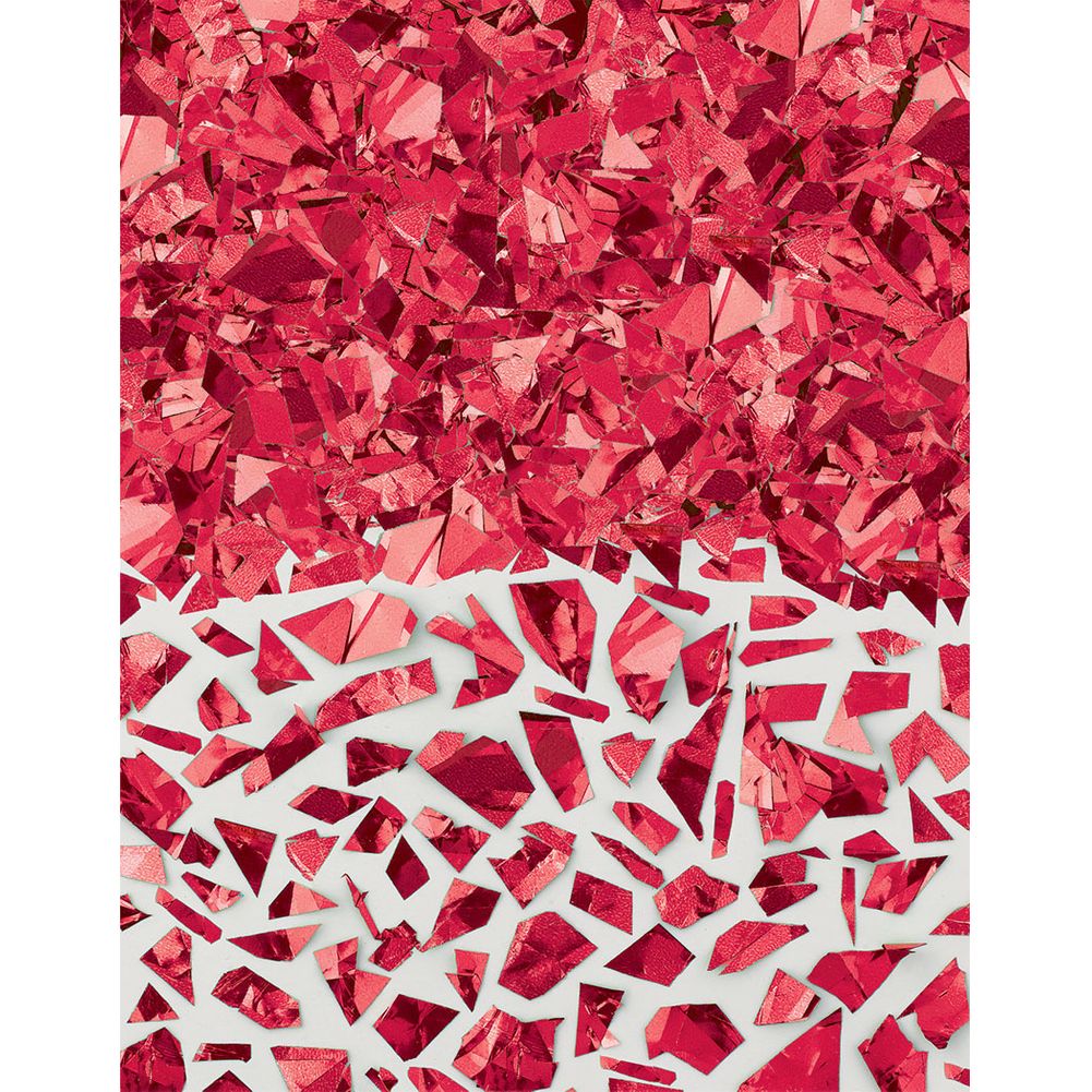 Red Sparkle Shredded Foil Confetti