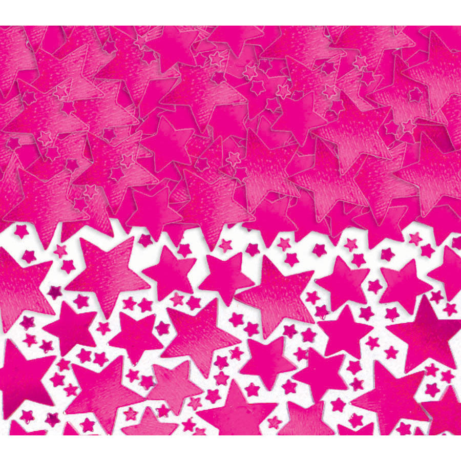 Pink Star Confetti