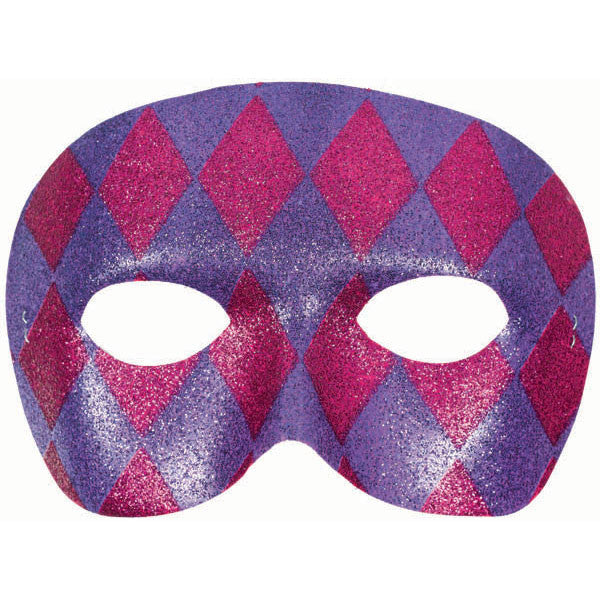 Harlequin Glitter Mask