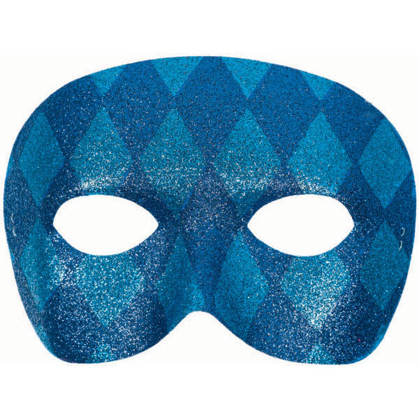 Harlequin Glitter Mask