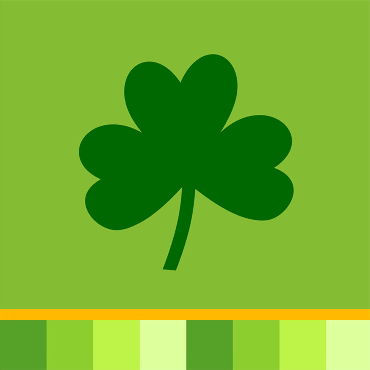 Shamrock Day Luncheon Napkin