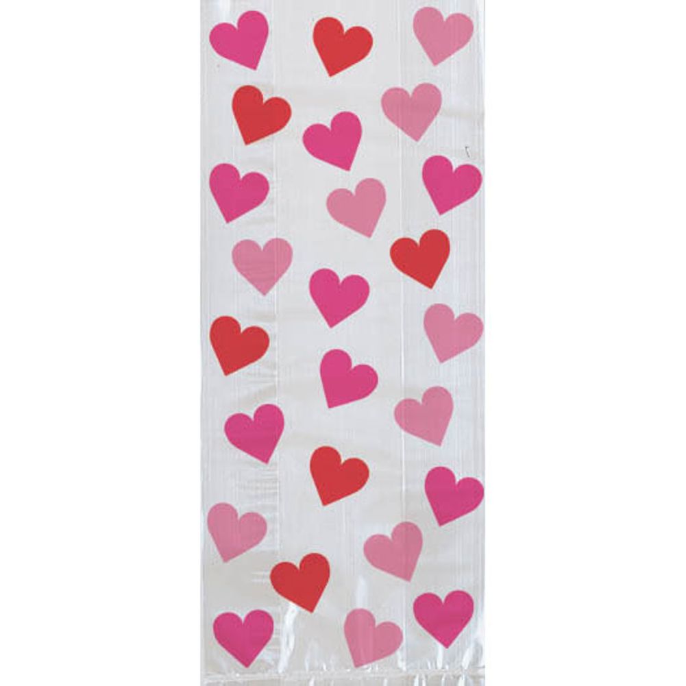 Key To Your Heart Large Party Bags (20ct)
