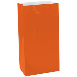 Orange Peel Mini Paper Bags (12ct)