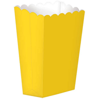 Yellow Sunshine Small Popcorn Boxes (5ct)