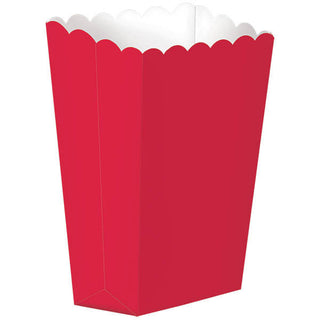 Apple Red Small Popcorn Boxes (5ct)