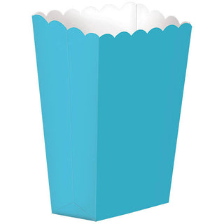 Caribbean Blue Small Popcorn Boxes (5ct)