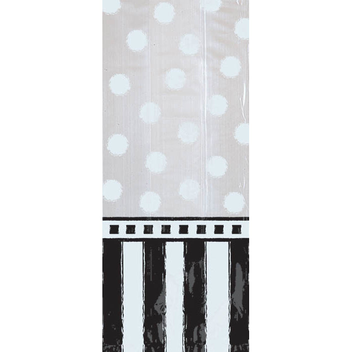 Black and White Small Cello Bags (20ct)