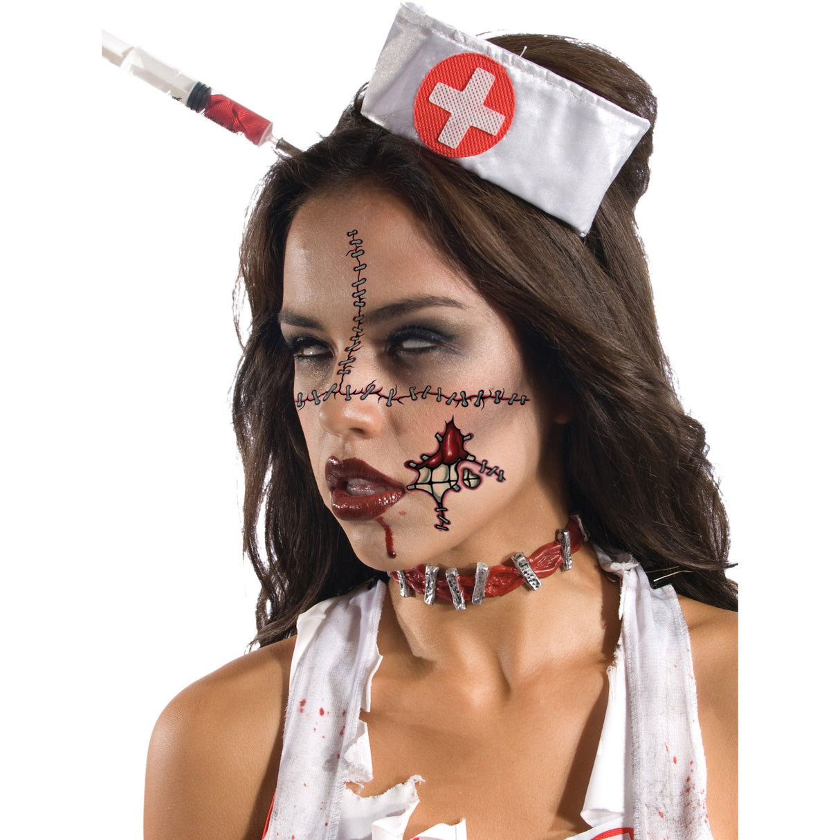 Zombie Face Tattoo