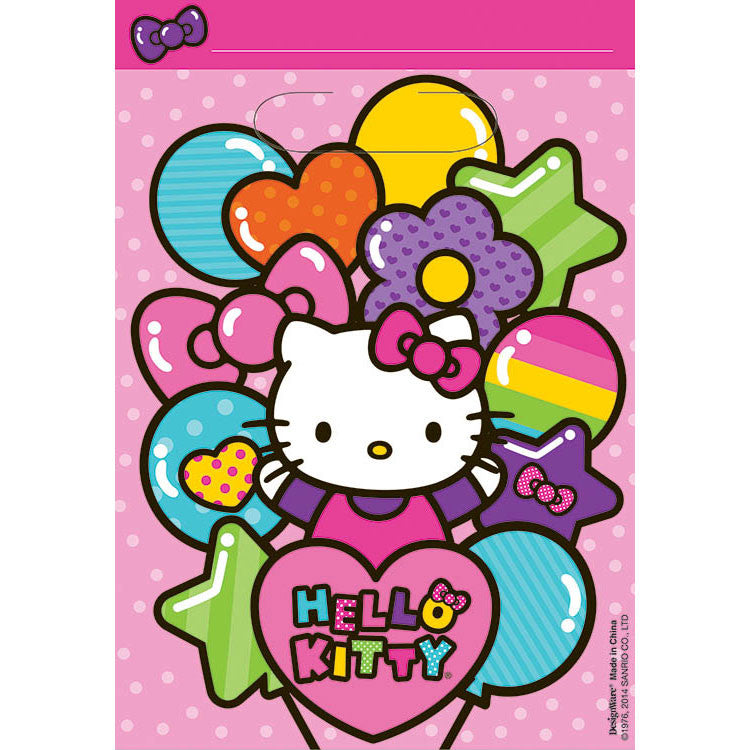 Hello Kitty Rainbow Loot Bags (8ct)