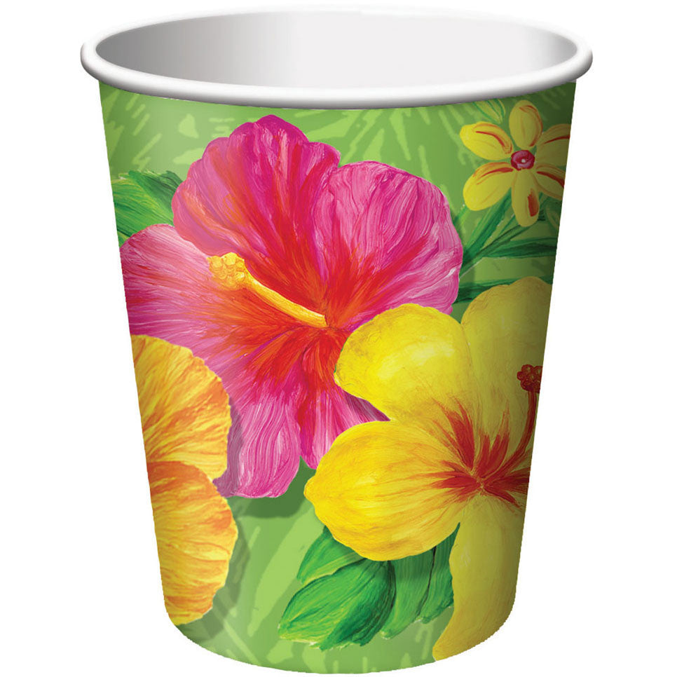 Tropical Vacation 9oz Cups (8ct)