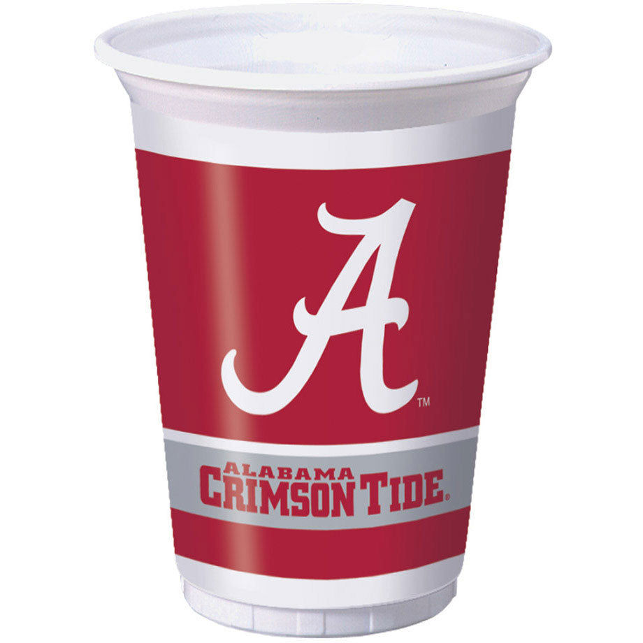 University of Alabama 20oz Plastic Cups (8ct)