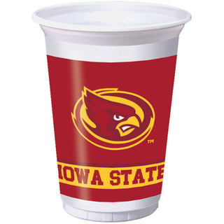 Iowa State University 20oz Plastic Cups (8ct)