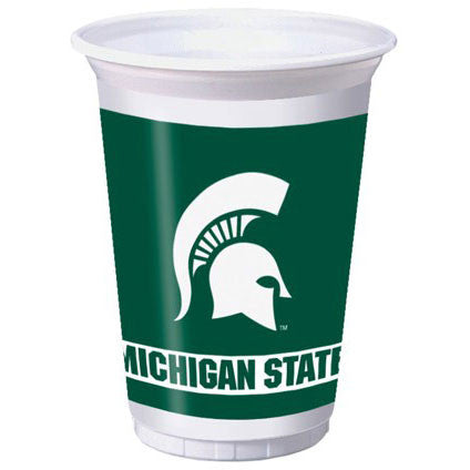 Michigan State University 20oz Plastic Cups (8ct)