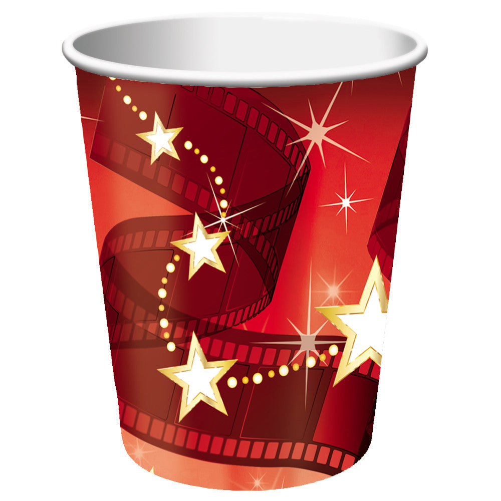Hollywood Lights 9oz Paper Cups (8ct)