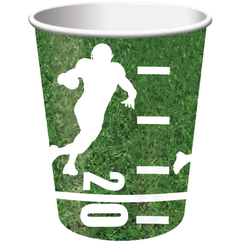 Football Team Sports 9oz Cups (8ct)