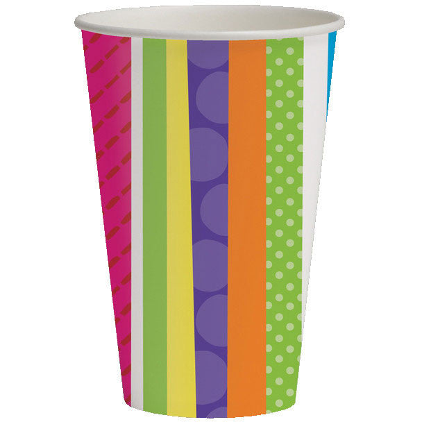 Bright and Bold 9oz Cups (8ct)