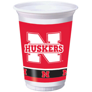University of Nebraska 20oz Plastic Cups (8ct)